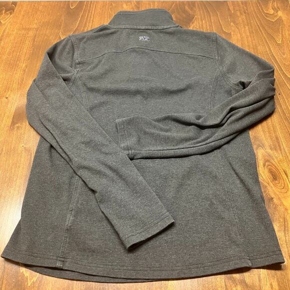 The Normal Brand Womens 1/4 Zip Dark Gray Pullover Sweatshirt Size S GOLF - Picture 4 of 14